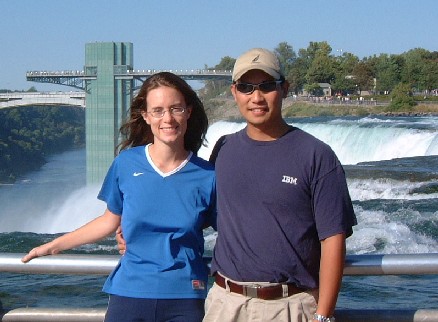 Claire and Greg at Niagara Falls